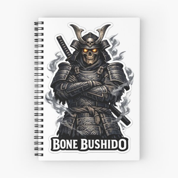 Item preview, Bone Bushido Skeleton Samurai Warrior Gothic Anime T-Shirt Design designed and sold by Ecocrushstudio.