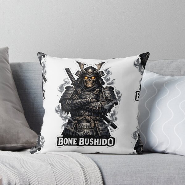 Item preview, Bone Bushido Skeleton Samurai Warrior Gothic Anime T-Shirt Design designed and sold by Ecocrushstudio.