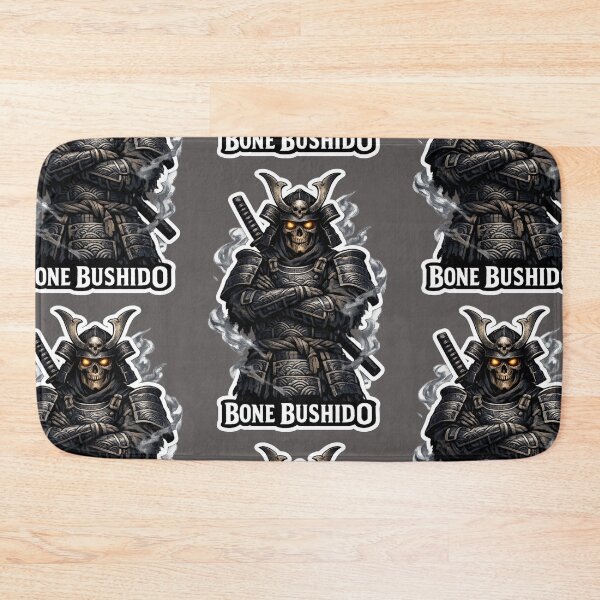 Item preview, Bone Bushido Skeleton Samurai Warrior Gothic Anime T-Shirt Design designed and sold by Ecocrushstudio.