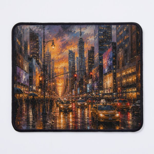Item preview, Vibrant City Rain Sunset designed and sold by SaryaSmyth19.