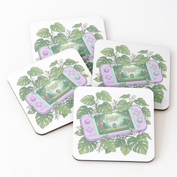 Item preview, Cozy Gaming Pastel Handheld Console Botanical designed and sold by ryanguas.