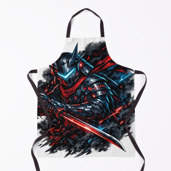 Item preview, Neon Cyber Samurai – Futuristic Warrior Sticker designed and sold by LevelUpReads.