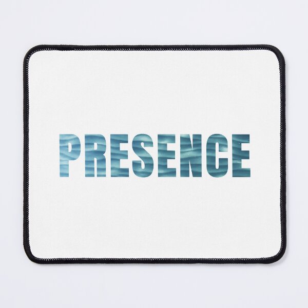 Item preview, Minimalist Water Texture Text Design Presence designed and sold by LekkieStudioArt.