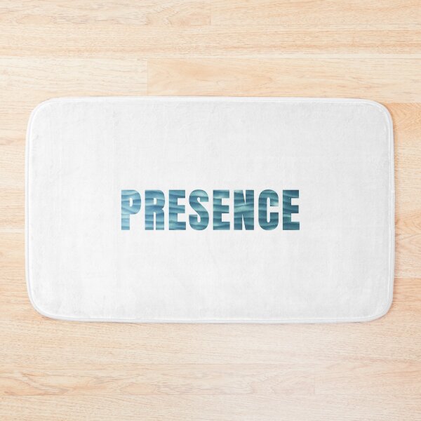 Item preview, Minimalist Water Texture Text Design Presence designed and sold by LekkieStudioArt.
