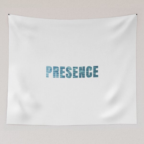 Item preview, Minimalist Water Texture Text Design Presence designed and sold by LekkieStudioArt.