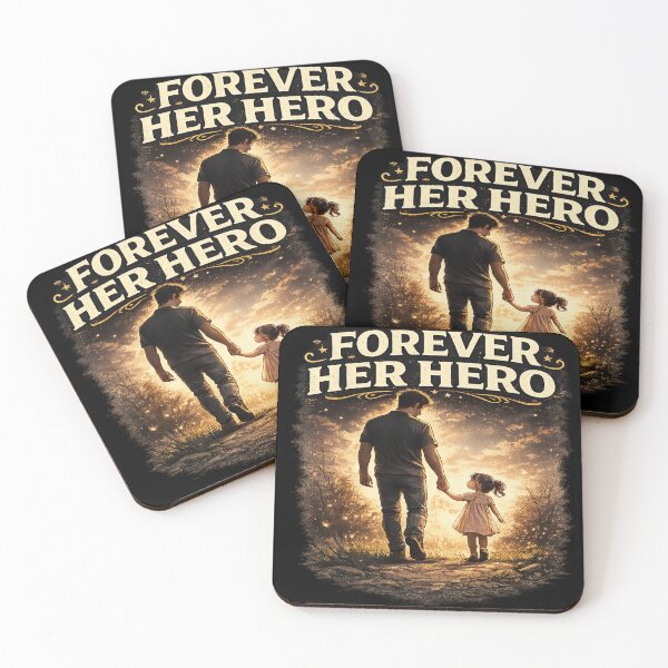 Item preview, Forever Her Hero - Vintage Father and Daughter Walking Art designed and sold by myforestfog.