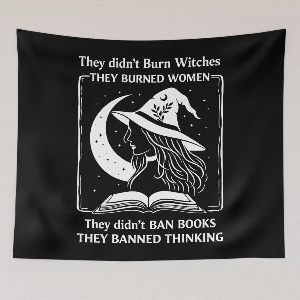 Item preview, they didnt burn witches they banned books designed and sold by Emmatshirt1.