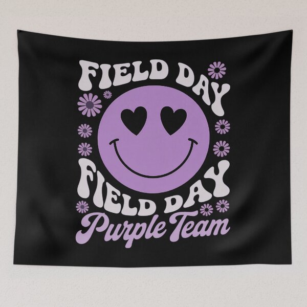 Item preview, Field Day Purple Team Smile Face Field Day Games Kid Teacher designed and sold by SapfireStuArt.