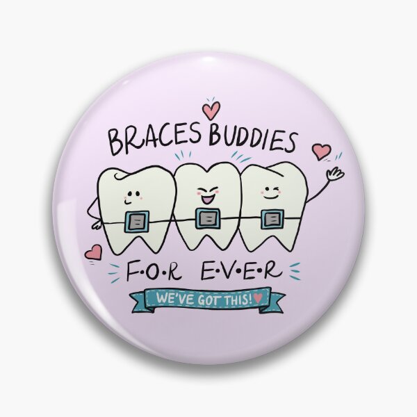 Item preview, Kids Braces Cute Teeth - Braces Buddies Forever Funny Orthodontist Gift designed and sold by karolaart.