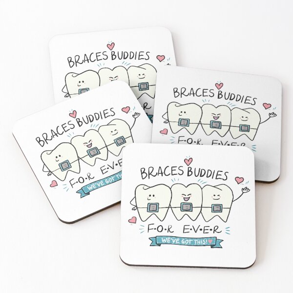 Item preview, Kids Braces Cute Teeth - Braces Buddies Forever Funny Orthodontist Gift designed and sold by karolaart.