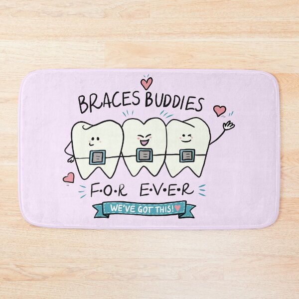 Item preview, Kids Braces Cute Teeth - Braces Buddies Forever Funny Orthodontist Gift designed and sold by karolaart.