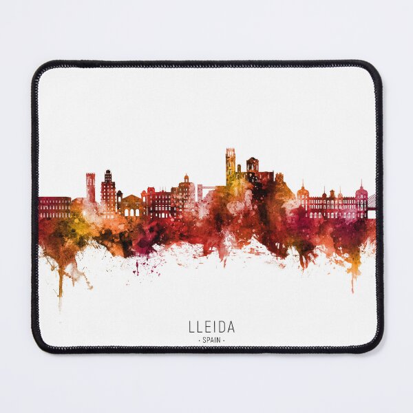 Item preview, Lleida Spain Skyline designed and sold by ArtPrints.