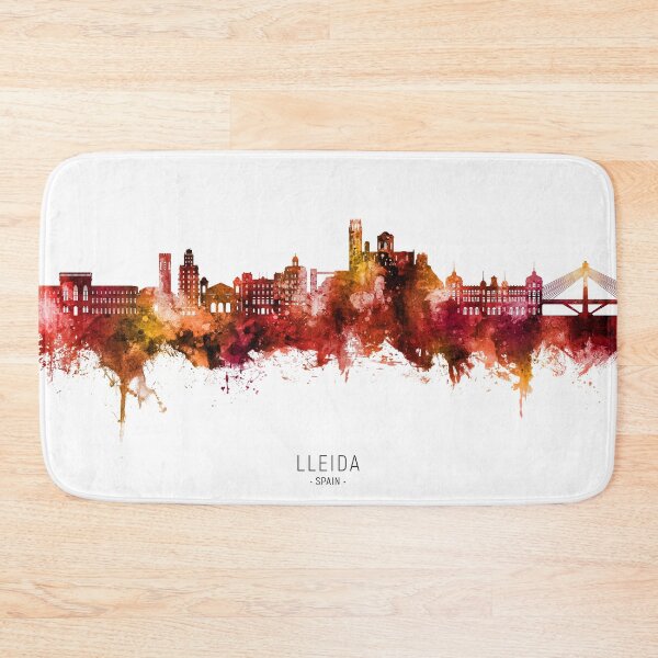 Item preview, Lleida Spain Skyline designed and sold by ArtPrints.