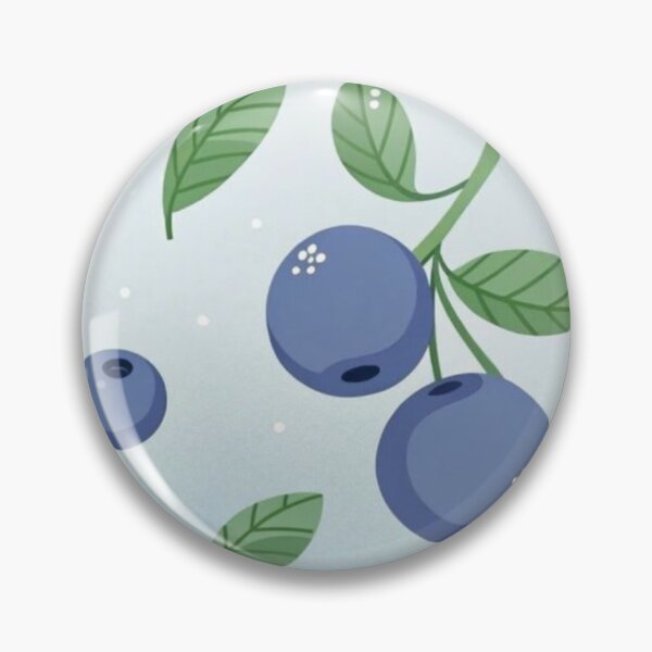Item preview, Cute Blueberry Floral Seamless Pattern Design designed and sold by The craft.