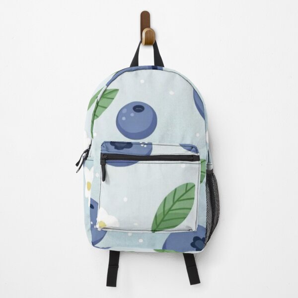 Item preview, Cute Blueberry Floral Seamless Pattern Design designed and sold by The craft.