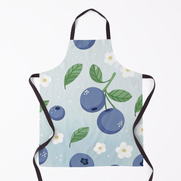 Item preview, Cute Blueberry Floral Seamless Pattern Design designed and sold by The craft.