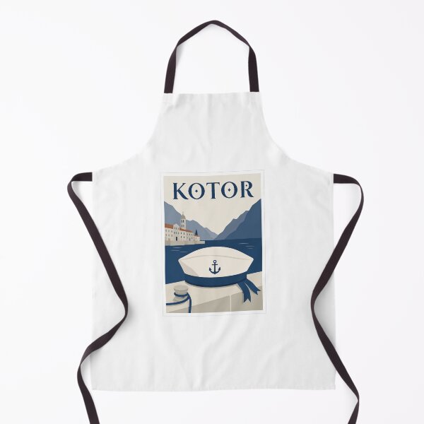 Item preview, Kotor Montenegro Sailor Hat Vintage Poster designed and sold by Beyond Destinations.