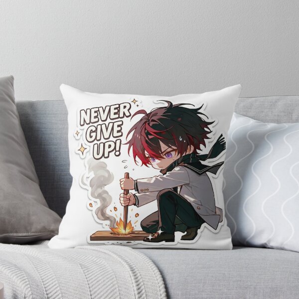 Item preview, Sticker OG novel : Never give up! designed and sold by Trash-Angel.