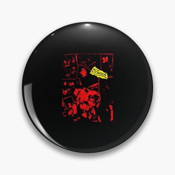 Item preview, Red Silhouette With Yellow Typography designed and sold by nerdyygraphic.