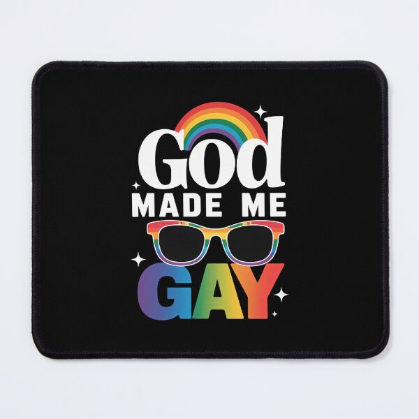 Item preview, God Made Me Gay LGBT LGBTQ Pride Christian Gay designed and sold by SapfireStuArt.