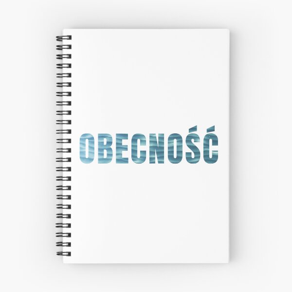 Item preview, Minimalist Water Texture Polish Typography Design Obecnosc designed and sold by LekkieStudioArt.