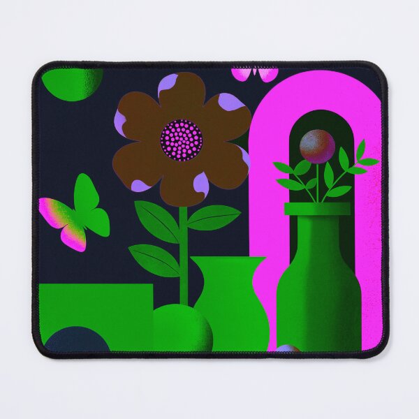 Item preview, Neon Forest Bloom | Electric Botanical Pop Art designed and sold by joycrysstudio.