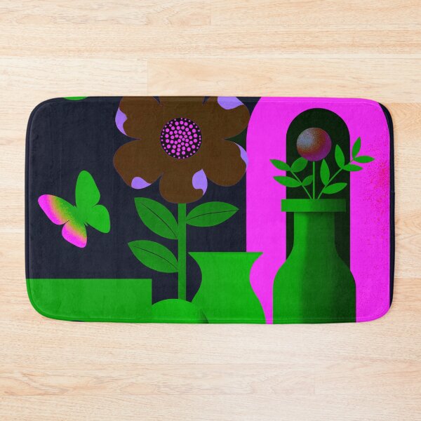 Item preview, Neon Forest Bloom | Electric Botanical Pop Art designed and sold by joycrysstudio.