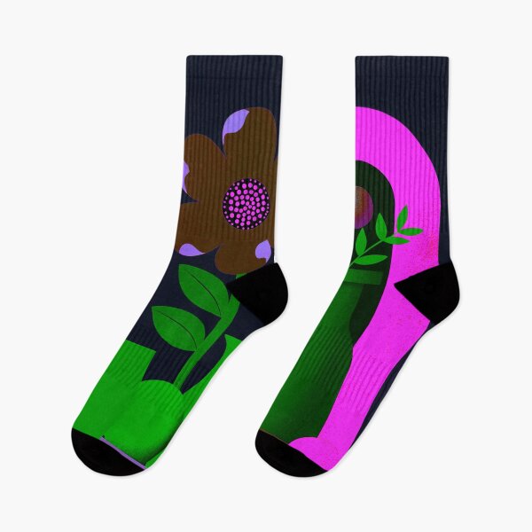 Item preview, Neon Forest Bloom | Electric Botanical Pop Art designed and sold by joycrysstudio.