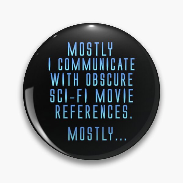 Item preview, Obscure Sc-Fi Movie References designed and sold by SideQuest - Scribbled Chaos!.