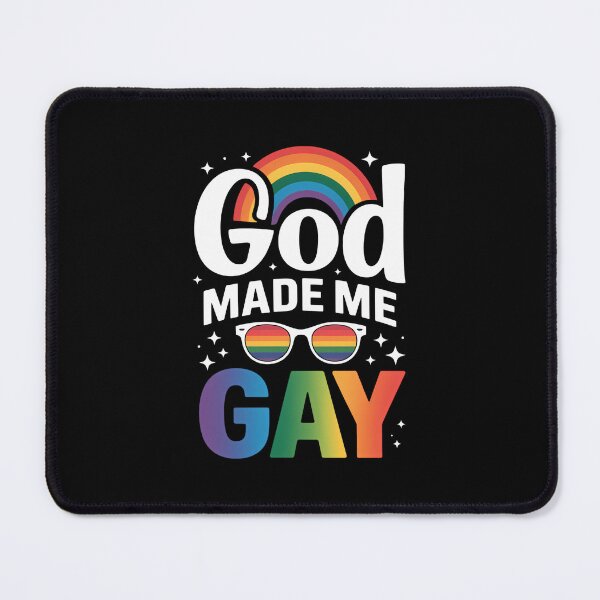 Item preview, God Made Me Gay LGBT LGBTQ Pride Christian Gay designed and sold by SapfireStuArt.