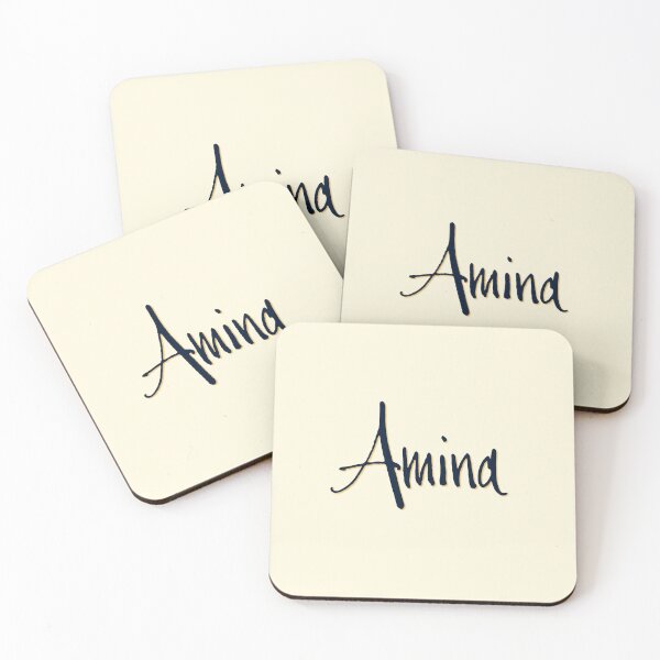 Item preview, AMINA personalized type design designed and sold by CharlottePlaceArt.