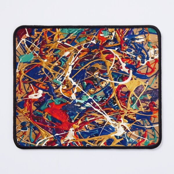 Item preview, Abstract Expressionism Paint Splatter | Colorful Dynamic Drip Art | Modern Fine Art designed and sold by SergioMiklos.