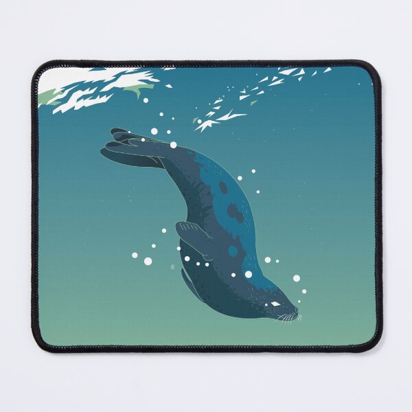 Item preview, Sea Lion swimming under the ice designed and sold by Juliette Lancien.