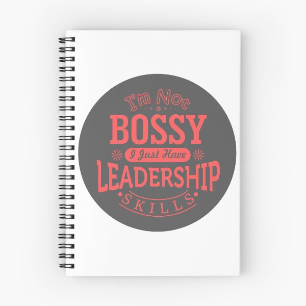 Item preview, I'm Not Bossy I Just Have Leadership Skills Sticker — Funny Feminist Boss Gift, Retro Typography Empowerment designed and sold by Blush Drop.