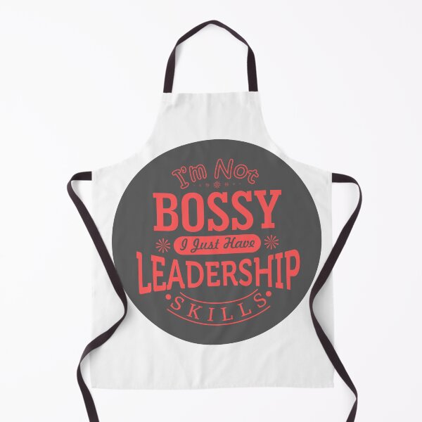 Item preview, I'm Not Bossy I Just Have Leadership Skills Sticker — Funny Feminist Boss Gift, Retro Typography Empowerment designed and sold by Blush Drop.