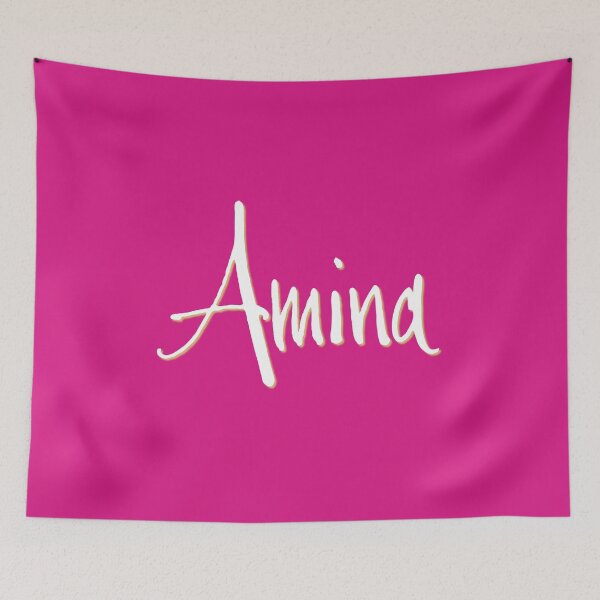 Item preview, AMINA personalized type design designed and sold by CharlottePlaceArt.