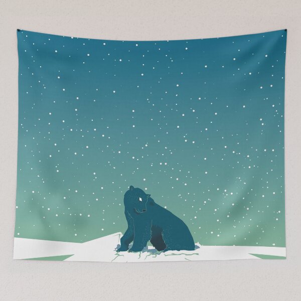 Item preview, Polar Bear on ice designed and sold by Juliette Lancien.
