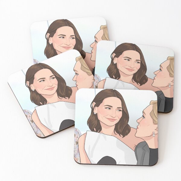 Item preview, Karolina Wydra and Rhea Seehorn Interview Fan Art designed and sold by Stephisy.