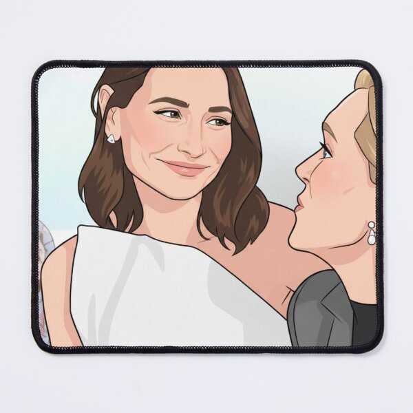 Item preview, Karolina Wydra and Rhea Seehorn Interview Fan Art designed and sold by Stephisy.
