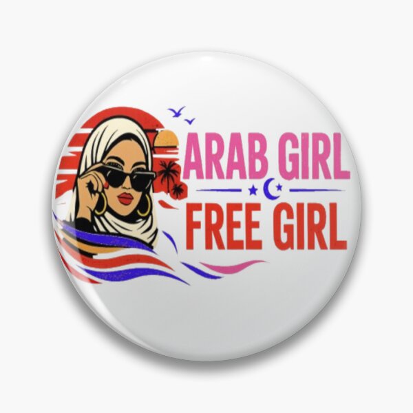 Item preview, Arab Girl Free Girl | Empowered Arab Woman Aesthetic designed and sold by Salma.Store.