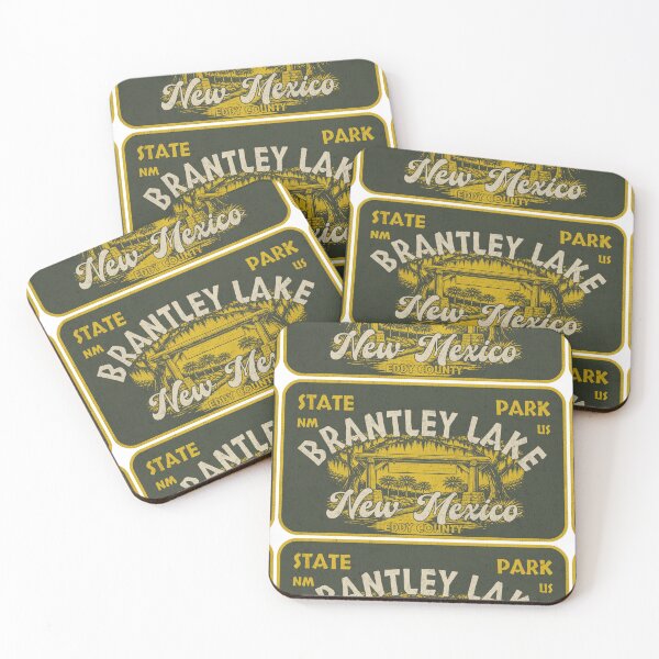 Item preview, Brantley Lake State Park, Eddy County, New Mexico, badge design designed and sold by Wanderful-roads.