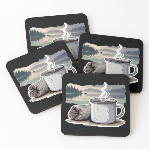 Item preview, Cozy Quadra Island camping - British Columbia designed and sold by DamioPolArt.
