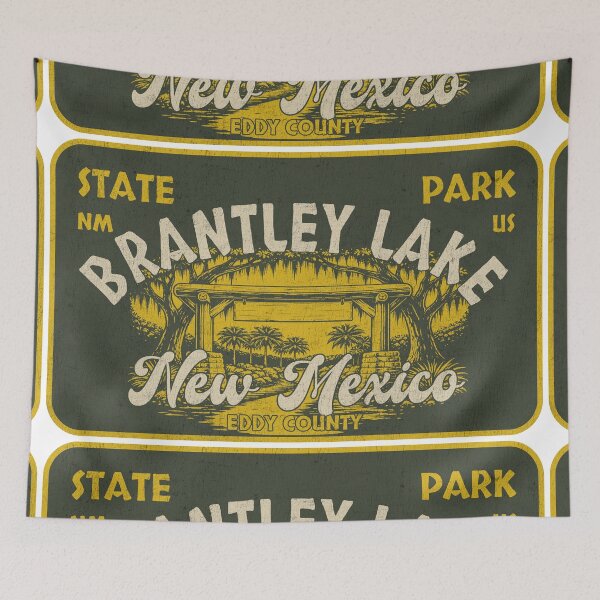 Item preview, Brantley Lake State Park, Eddy County, New Mexico, badge design designed and sold by Wanderful-roads.
