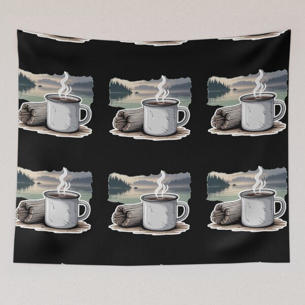 Item preview, Cozy Quadra Island camping - British Columbia designed and sold by DamioPolArt.