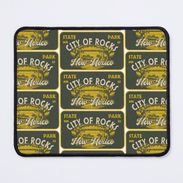 Item preview, City of Rocks State Park, Grant County, New Mexico, badge design designed and sold by Wanderful-roads.