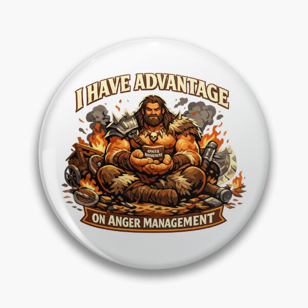 Item preview, Barbarian - “I Have Advantage On Anger Management” designed and sold by ESSClothing.