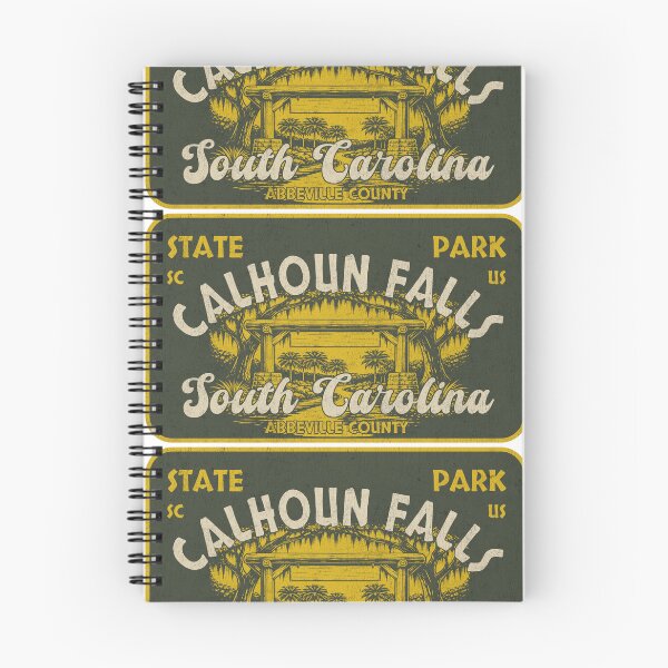 Item preview, Calhoun Falls State Park, Abbeville County, South Carolina, badge design designed and sold by Wanderful-roads.