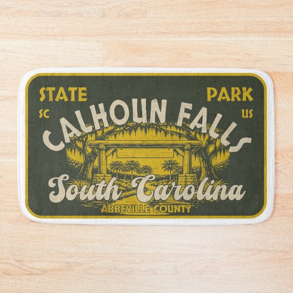Item preview, Calhoun Falls State Park, Abbeville County, South Carolina, badge design designed and sold by Wanderful-roads.