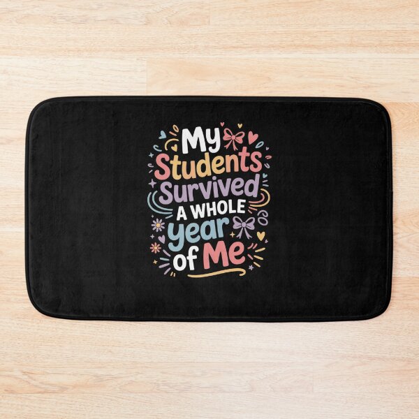 Item preview, My Students Survived A Year Of Me Funny Teacher designed and sold by SuperAndSocial.