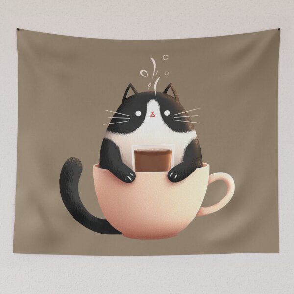 Item preview, Sip & Purr designed and sold by bubblyrainbow.
